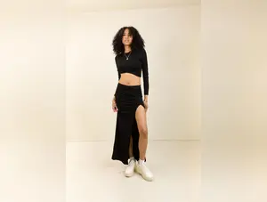 Unpredictable Asymmetrical Crop Top