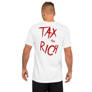 Tax The Rich Shirt Political Graphic Tee Vintage Protest Shirt For Women