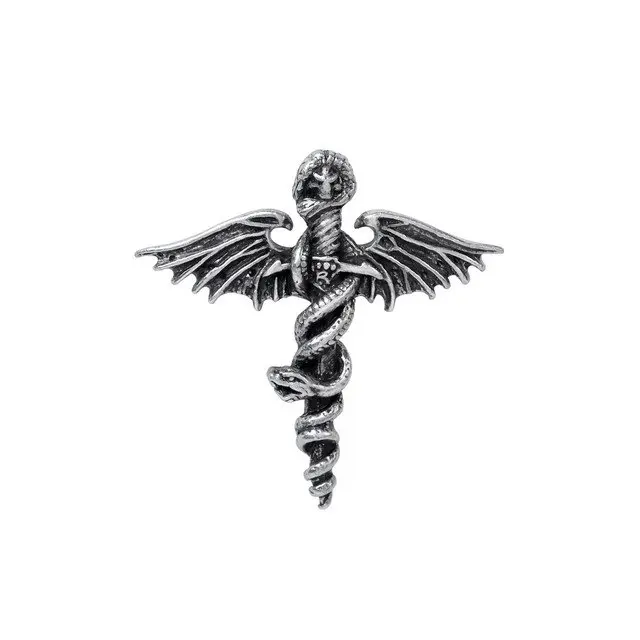 Pewter Motley Crue Hat Pin / Button Badge
