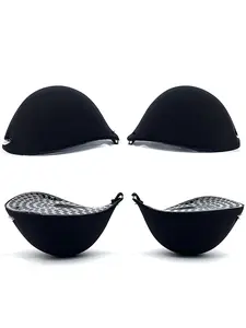Invisible Sticky Bra for Women, Silicone Thickened Push Up Casual Fitted Bra with Three-Quarter Cup, Perfect for Wedding Dresses and Summer Wear, Max Support Strapless Lingerie, Underwear