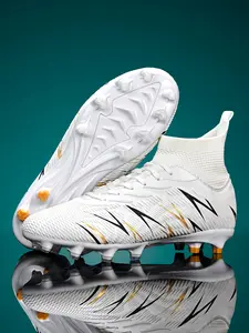 Men's Sports Football Shoes, Sports Lace Up Soccer Shoes, Football Cleats, Football Field Boots, Training Shoes for All Seasons