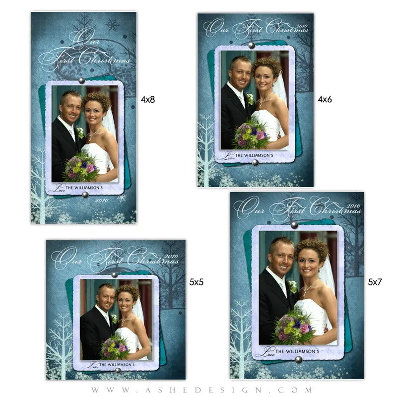 Christmas Photo Card Set - Winter Wonderland