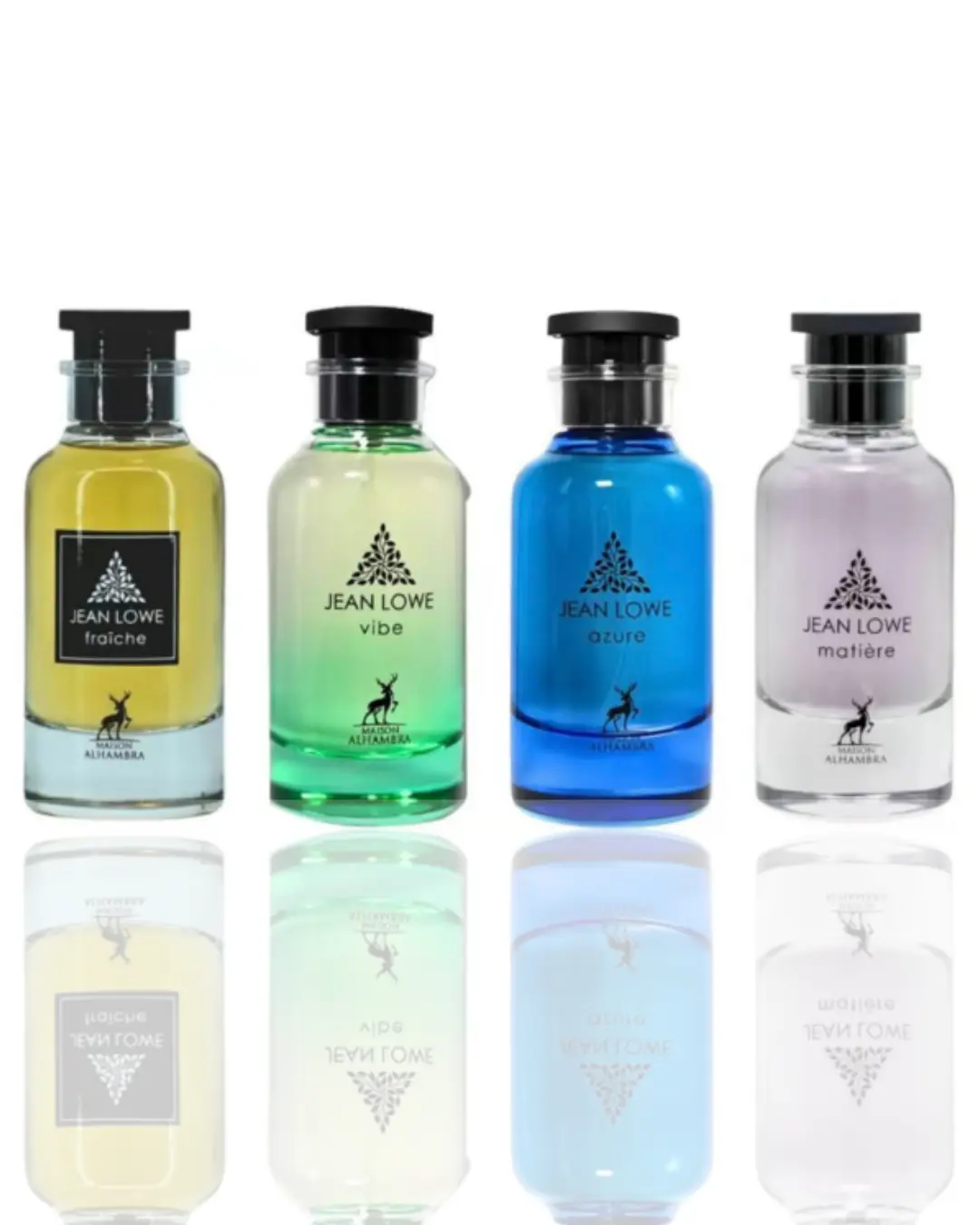 Men's Fragrance Cologne 4-Piece Variety Pack - Alcohol-Based, Elevated, Citrus-Infused Options with 4 Scents (Fraiche, Vibe, Aruze, Matiere Jean, Lavender) for Daily Wear, Men's Cologne