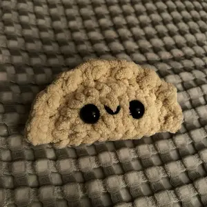 Pierogi Crochet Stuffed Animal  Handmade
