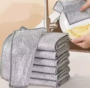 Multifunctional Dishwashing Wire Cloth Rags