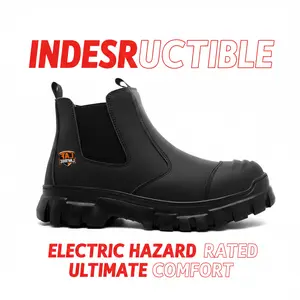 Brown Anti Puncture Work Shoes, Lightweight Steel Toe Safety Sneakers, Slip Resistant, Splash Proof and Breathable for Workshop, Factory and Industrial Work Areas