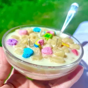 Lucky Charms Cereal Bowl Candle | Home Fragrance Decor | Gifts