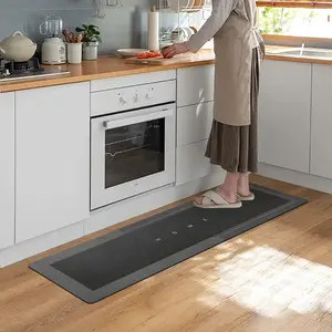 ‌Non-Slip Diatomite Floor Mat Super Absorbent Kitchen Rug Bathroom Living Room Entrance Doormat Carpet Silicone Bathtub Diatomaceous Earth Mat