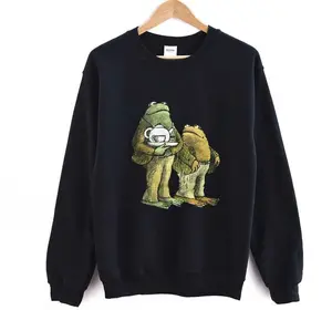 The Frog And Toad Sweatshirt, Friend Sweatshirt, Gift For Friend, Sweatshirt, Frog And Toad, Perfect Gift, Casual Style, Autumn Tshirt, Gift For Her, Gift For Him, Crewneck TShirt