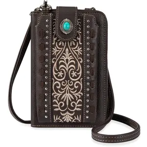 Montana West Crossbody Cell Phone Purse For Women Western Style Cellphone Wallet