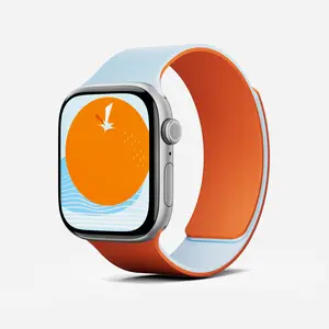 MOFT Snap Duo Watch Bands, Magnetic Apple Watch Bands for Men & Women, Dual-Color Soft Silicone Strap with Magnets and Stainless Steel Connectors, Water-Resistant, Adjustable Comfortable Fit