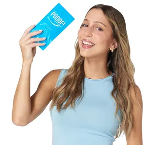 POOOF! Vanishing Teeth Whitening Strips, Easy to Use Dissolving Whiteners with Breath Freshening Mint