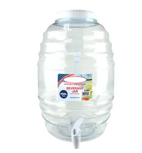 5 Gallon Vitrolero White Beverage Dispenser Drinkware Jugs