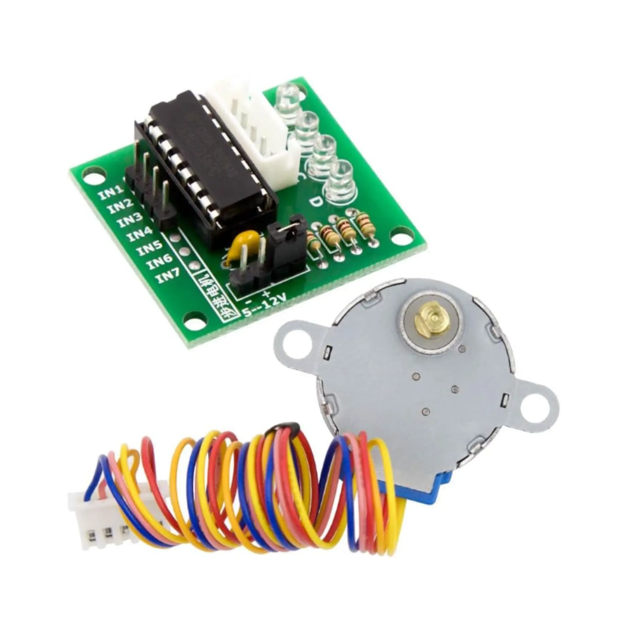 ULN2003 5V 4-Phase Stepper Motor with Driver Board for Arduino, Raspberry Pi & ESP32