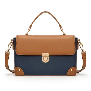 Milan Chiva Small Crossbody Purse for Women Elegant Top Handle Designer Square Bags with Adjustable Strap & Hidden Zipper Pocket 10.5 x 6 x 3.4 inches