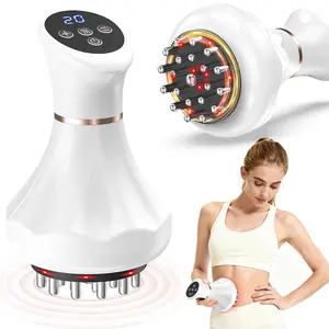 1 Count Body Sculpting Massage Tool, Handheld Electric Body Massager with Heat, Vibration & Soothing Pulse for Legs, Arms, Hips & Belly