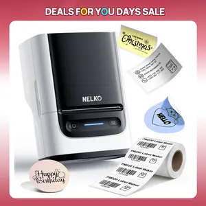 PM220 Portable Bluetooth Label Maker Printer, Wireless Label Printer, AI Printer, Sticker Printer, Portable Thermal Printer for Small Business, Homes and Offices, DealsForYouDays