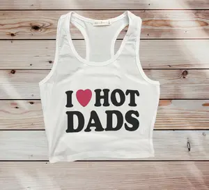 dads cropped tank top