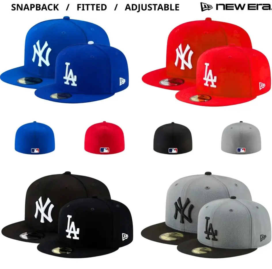 HOT NEW ERA TREND 2026 New Era MLB Dodgers Yankees 9FORTY 59FIFTY Fitted Snapback Cap – Baseball Hat for Men Women, embroider team logo, retro streetwear style, Unisex Streetwear Sombrero, Urban Fashion USA