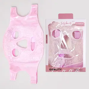 Reusable Ice Compress Face Mask, Cold Compress Face Mask, Face Care Mask, Facial Skin Care Tool for Women & Men