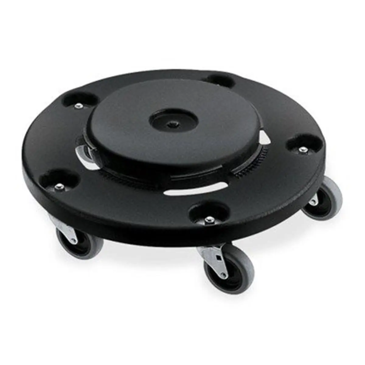 Rubbermaid Easy Twist Round Dolly, 350 lb. Capacity All-Plastic Mobility Trolley, Chipping-Resistant Home Improvement & Building Supplies Cart