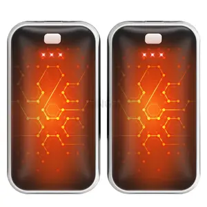 Hand Warmers Rechargeable, 2 Pack Electric Hand Warmer, Reusable Portable Pocket Heater USB Handwarmers, Gifts for Men, Women, Indoor, Outdoor, Hiking, Skiing, Camping, Hunting Accessories