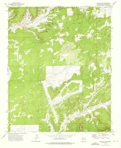 Chi Chil Tah New Mexico USGS Topographic Quadrangle Map, 1973, 1:24000