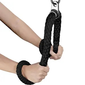 HPYGN Tricep Rope, Press Down Cable Machine Attachment Set, LAT Pulldown Attachment, Cable Machine Accessories for Home Gym, Exercise Machine Attachments Pulley System Gym Pull Down Rope, Patented