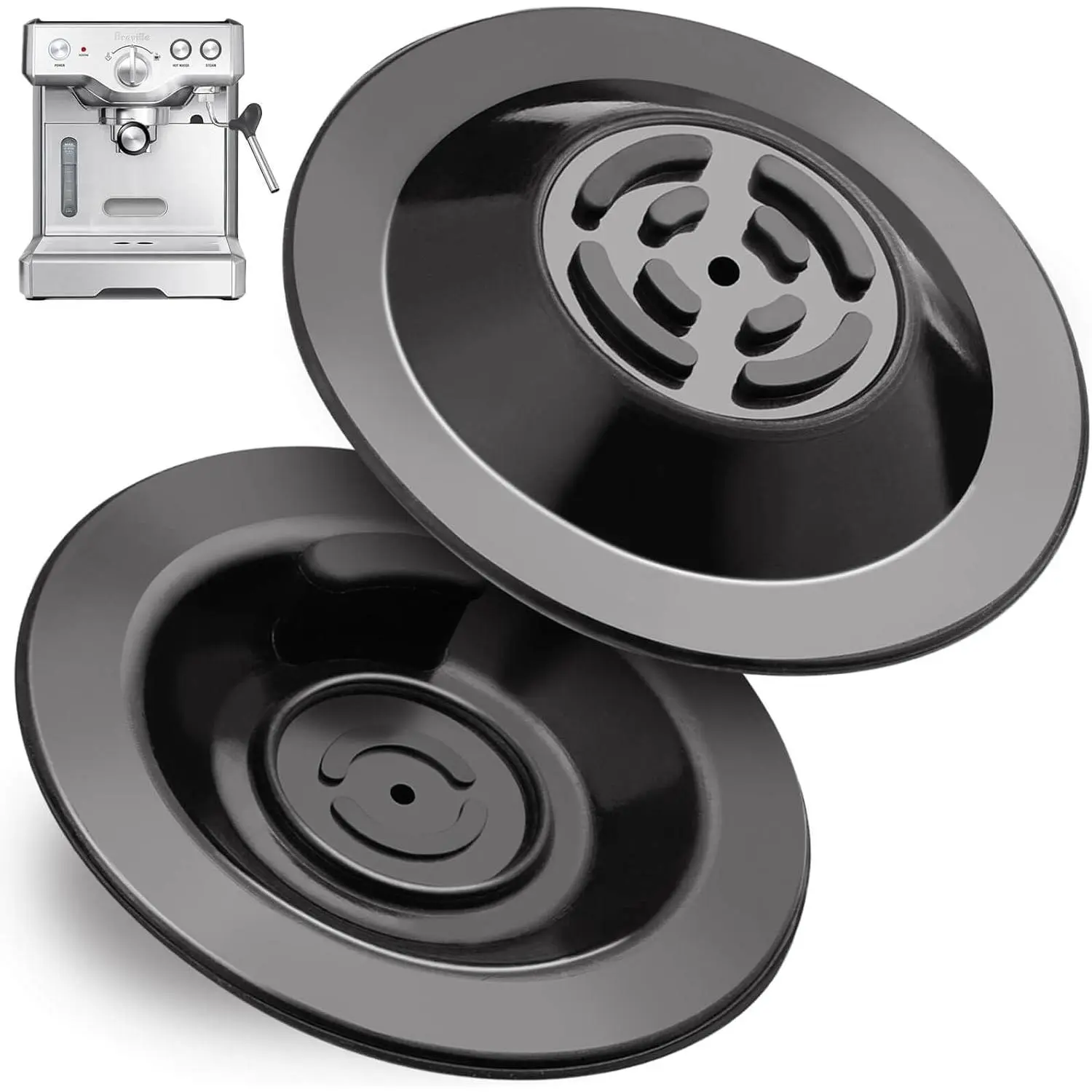 2 count Espresso Cleaning Disc, 54mm Breville Backflush Disc, Durable  Disc Breville Accessories Suitable for BES810BSS, BES840XL, BES878BSS, BES880, BES870XL
