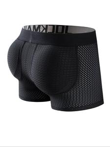 men's letter tape shapewear brief with removable padded, summer wear, breathable fabric comfortable butt lift panty, underwear for all seasons, gym wear, men's shapewear, removable padding workout shapewear, shapewear bottoms