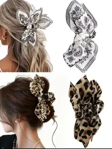 Women's Hair Clips, Flower Hair Clip, Extra-Large Claw Clips, Non-Slip Hair Accessories, Hair Clip Set, Stylish Gift for Women and Girls