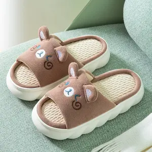 Women's Cartoon Animal Slippers - Cute Cow Rabbit Pig Frog Bear Design Memory Foam House Shoes for Home & Outdoor Wear