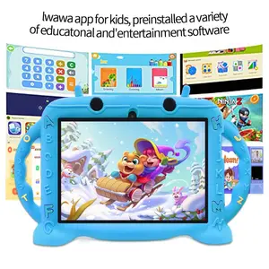 7" Android Kids Tablet – Police Rabbit Design, 3GB RAM, 32GB ROM, WiFi, Dual Cameras, Parental Controls, Shockproof Case, Educational & Fun Apps rom tablet with  teléfono entertainment all-in-one machine  infantil parental control