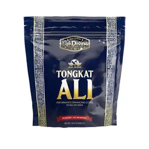 Tongkat Ali Performance Enhancing Coffee with 100% Organic Reishi Beverage Natural Ginseng Drink