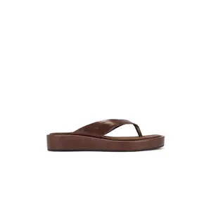 Tony Bianco Kyra Flip Flop in Chocolate Vintage