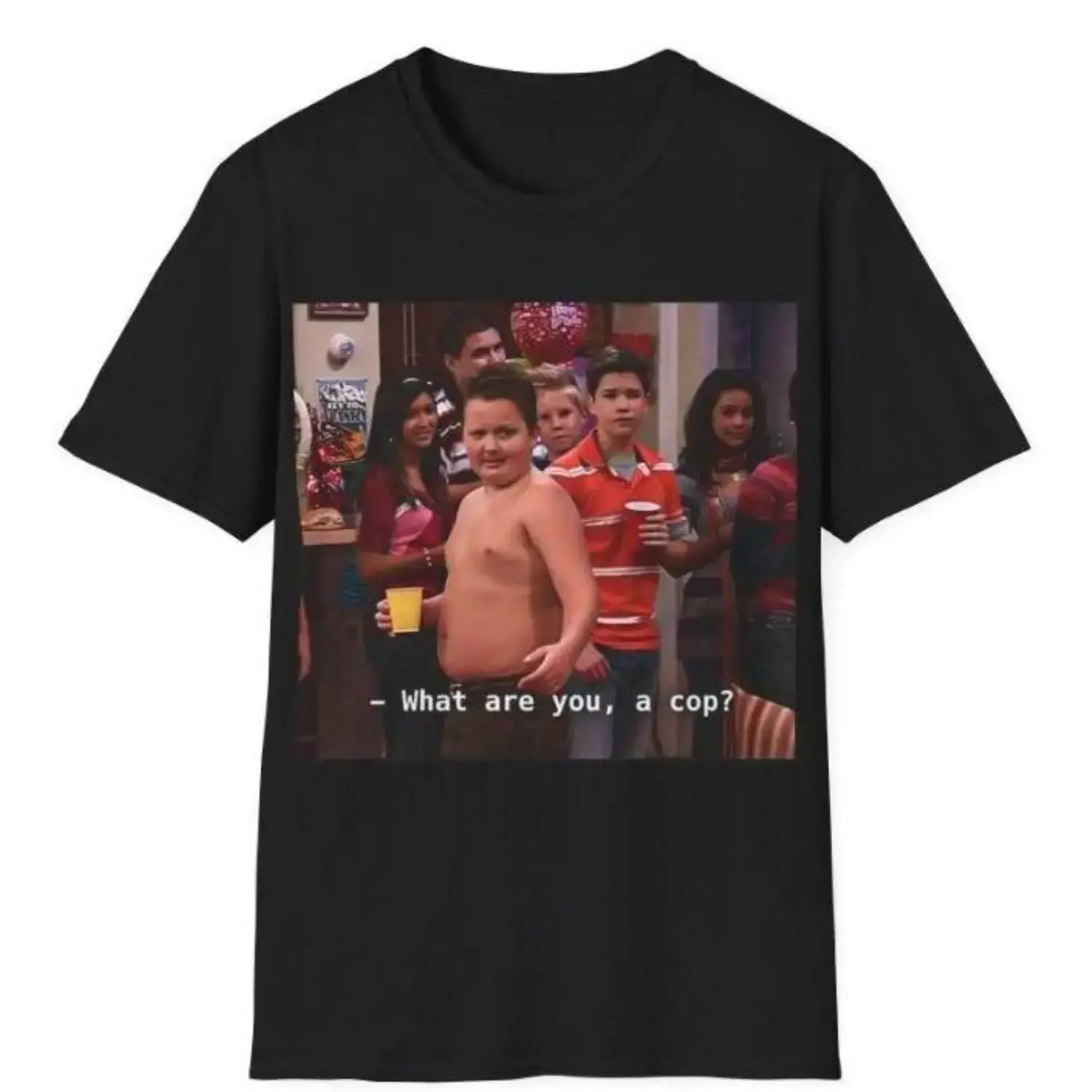 Are You A Cop Gibby Unisex T-Shirt For Men And Women Casual Streetwear Tropical Style Top