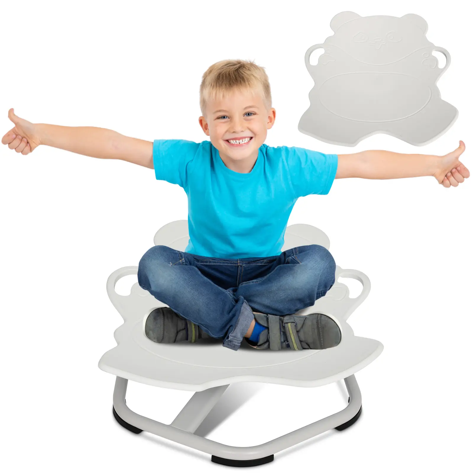 Panda Swivel Chair/White