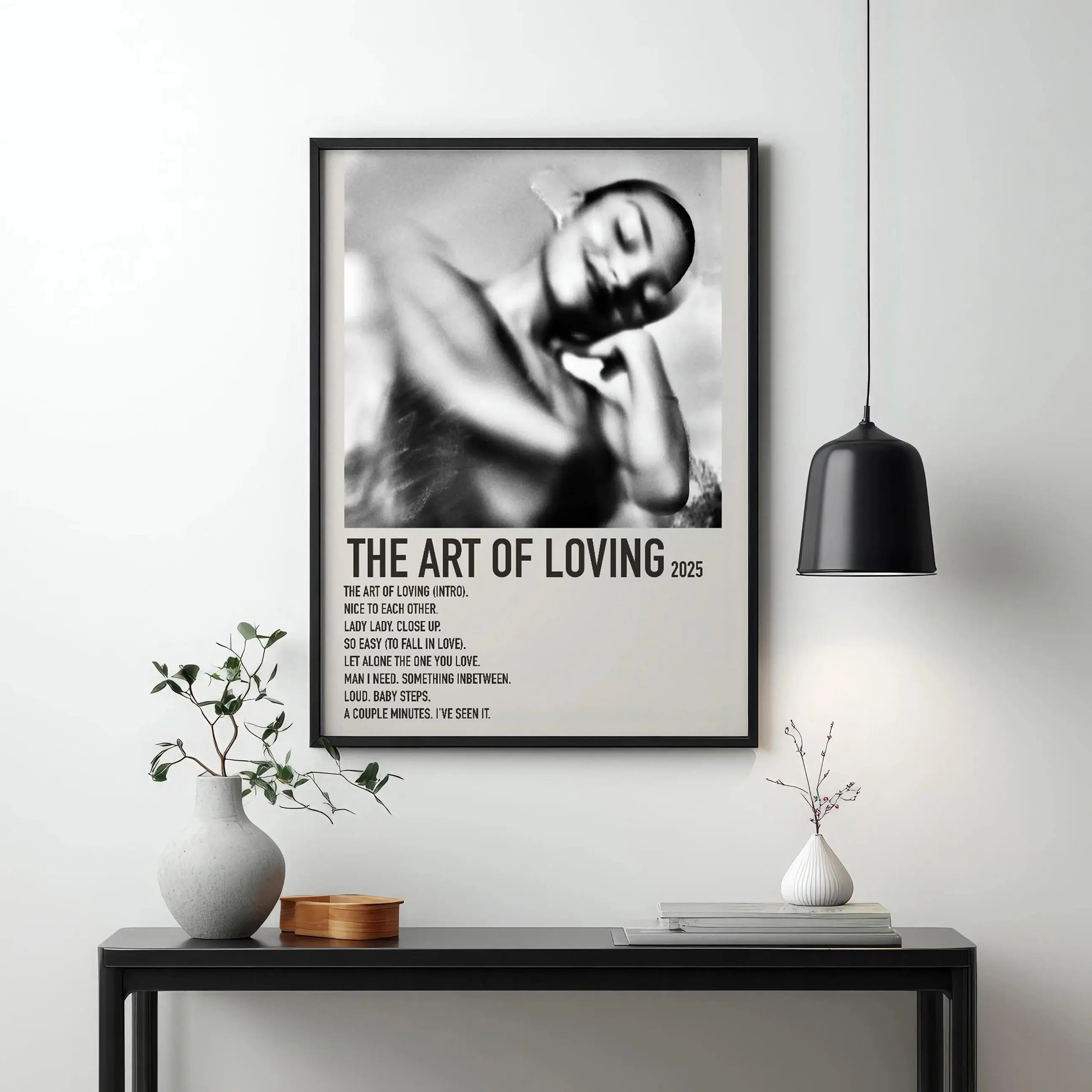 Olivia Dean The Art of Loving Album Poster - Colorful Printed Paper Soul Pop Music Graphic Artwork, Modern Singer Mount-Compatible Home Decor for Bedroom, Music Fans, Unframed