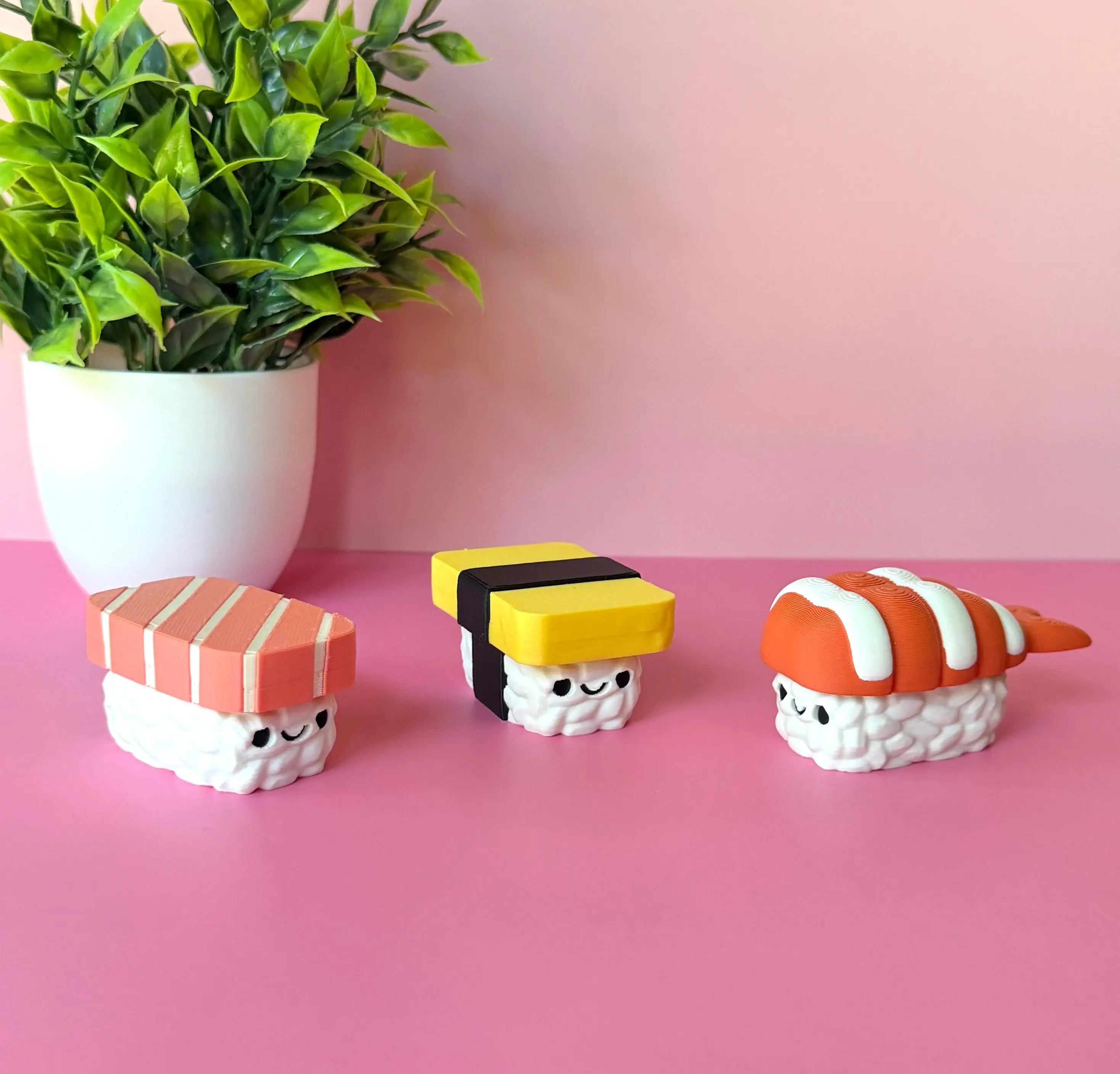 Nigiri Sushi Sake Ebi Tamago Fidget Clicker Novelty Collectible