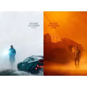 BLADE RUNNER 2049 - Set of 2 - 11.5"X17" Original Promo Movie Posters 2017 Ryan Gosling Harrison Ford