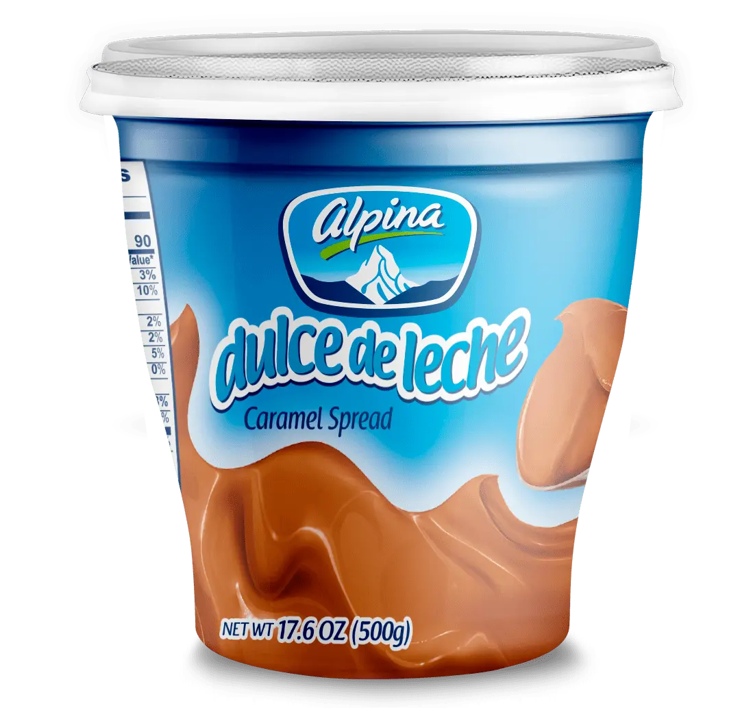Arequipe Alpina Dulce de Leche Caramel Spread, 17.6oz (Pack of 3)