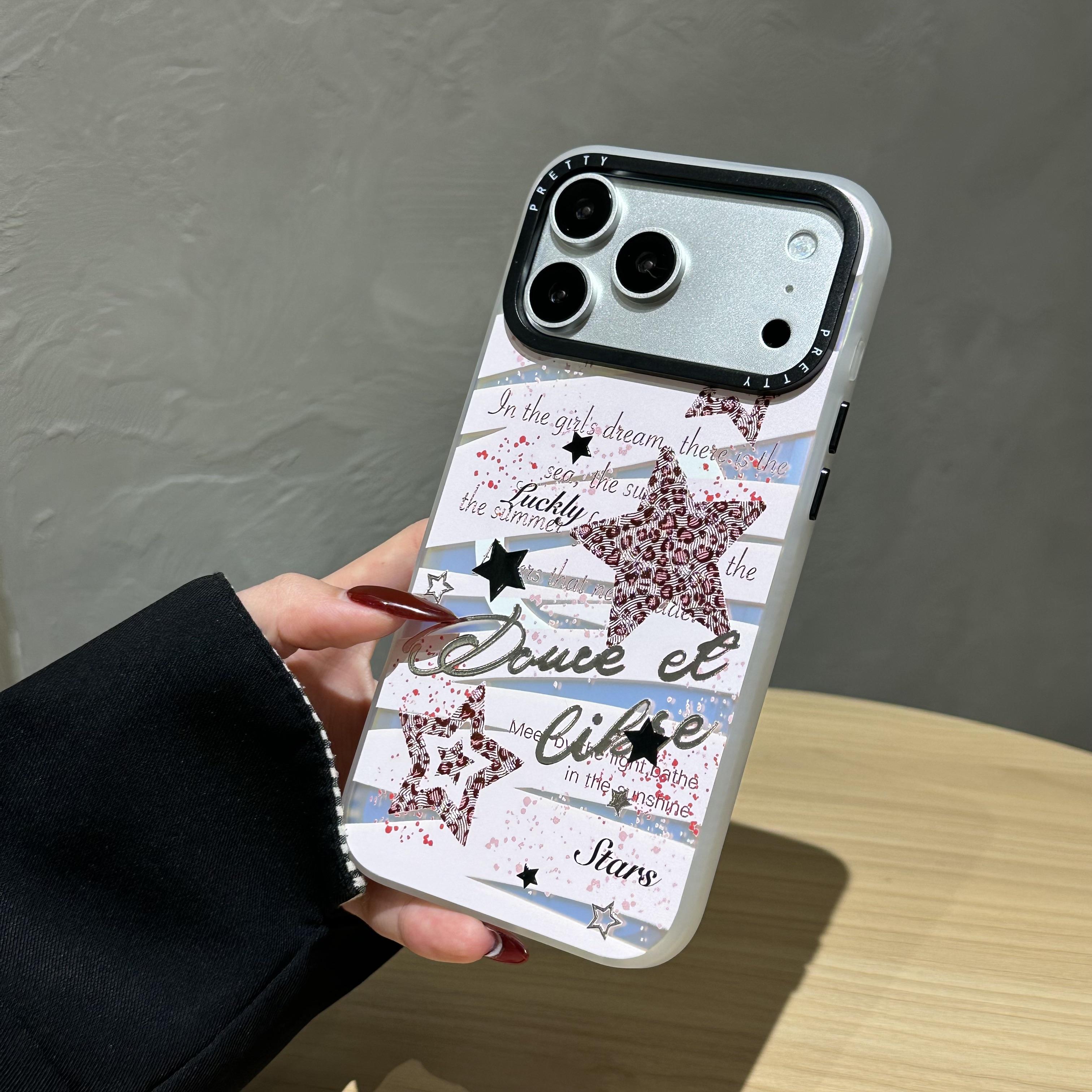 Leopard print star fashion pattern phone case for iPhone 17 Pro Max, 16 Pro, 15, 14, 13, 12, and 17 Air. Features 3D embossed pattern, full protection, and anti-drop design. A perfect holiday gift for women. Leopard print star fashion pattern phone case for iPhone 17 Pro Max, 16 Pro, 15, 14, 13, 12, and 17 Air. Features 3D embossed pattern, full protection, and anti-drop design. A perfect holiday gift for women.