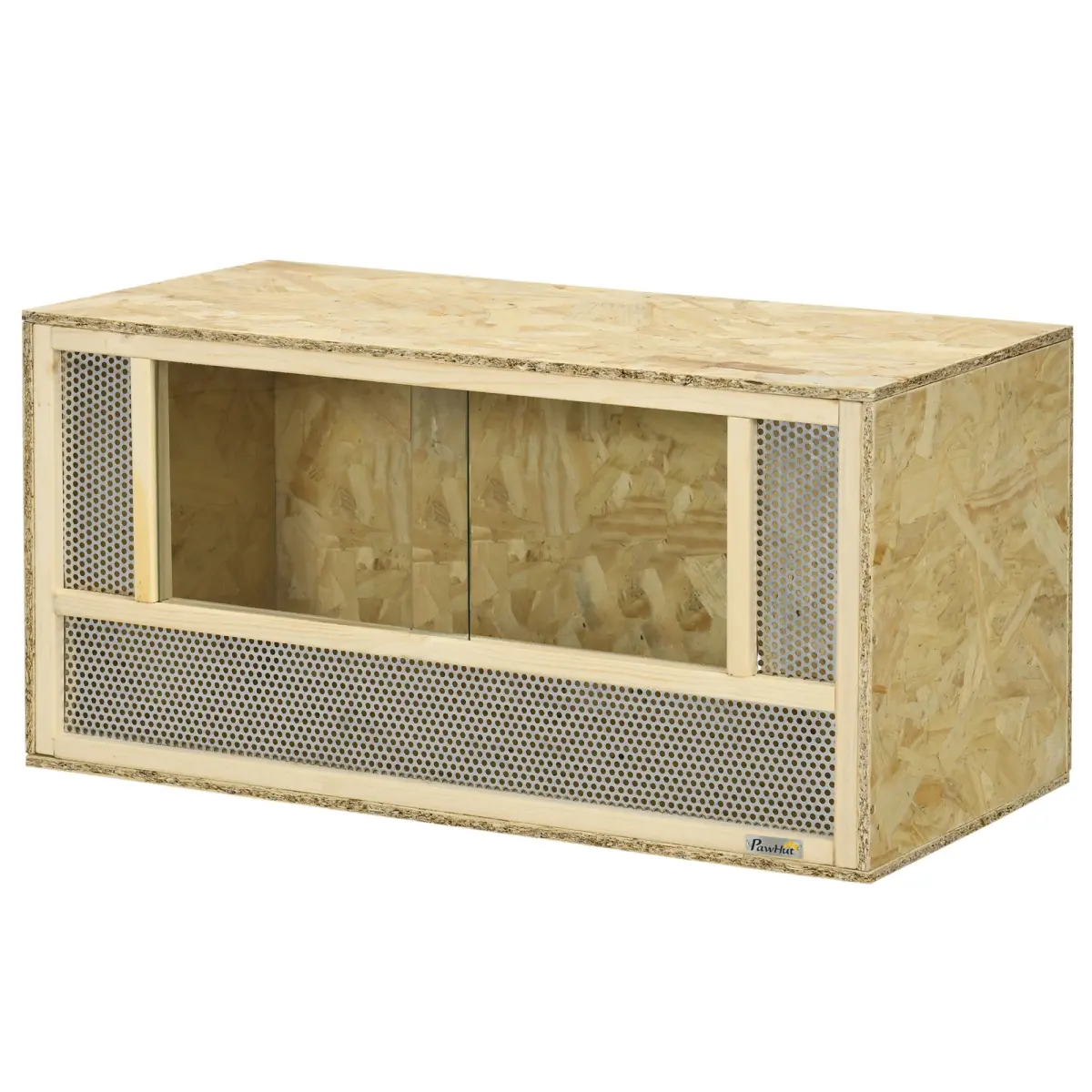 212 Main D40-027V00ND 31.5 x 15.7 x 15.7 in. PawHut Wooden Reptile Terrarium with Sliding Door for Chameleon, Lizard, Snake, Frog & Turtle