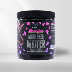 Arieyl's Brewjee- Mind Over Matter Mushroom Drink Powder- Mocha Latte Flavor