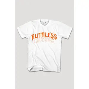 Ruthless Hustle Tee (Orange Logo) Ruthless Hustle Tee (Orange Logo)