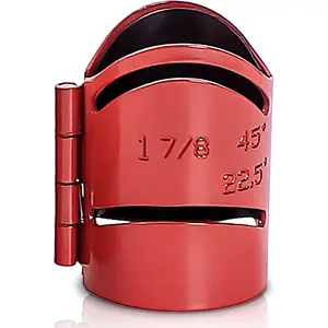 Metal Cutting Guide Kit 1-7/8",Metal Pipe Cutting Guide,Pipe Saddle Template Cutting Guide,Pipe Cutting Guide Tool Saddle Cuts at 45 ° , 90 ° , 22.5 °   (1 Pack)
