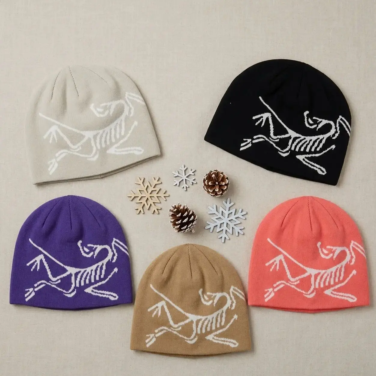 Arc'teryx Bird Head Toque - Frozen Peak, Classic Unisex Winter Beanie, Breathable Wool & Recycled Polyester Blend, Skiing & Outdoor Wear