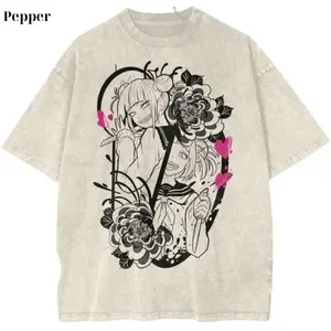 Himiko Toga Shirt, My Hero Academia Shirt, MHA Shirt, Anime Shirt, Vintage Tee Menswear Top Cotton Streetwear Breathable Casual