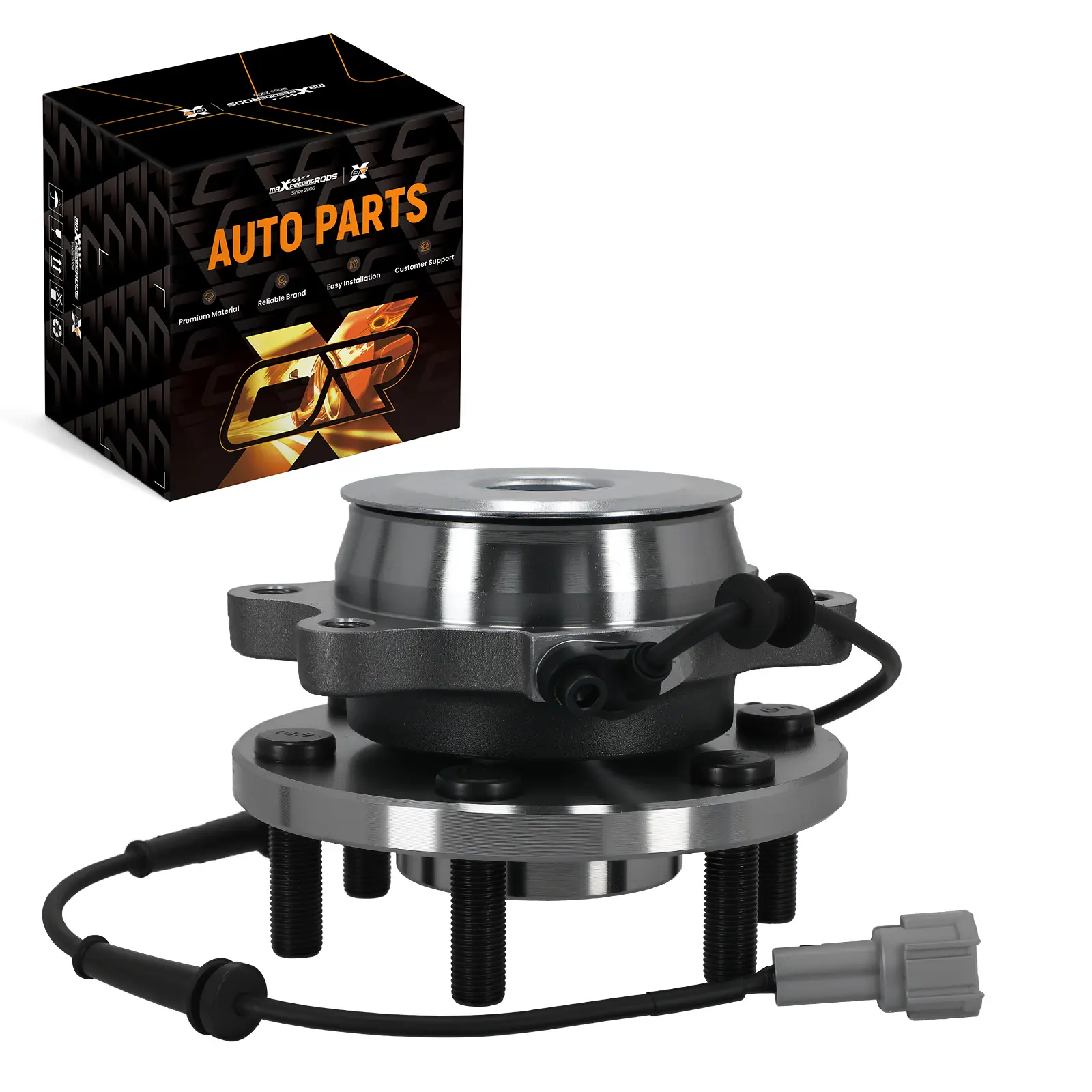 Front Wheel Hub Bearing Assembly compatible for Nissan Frontier RWD 05-18 515064 2WD