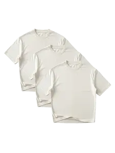 G32 Everyday Relaxed cropped Tees — 260 GSM Organic Cotton, 3-Pack Artic Wolf